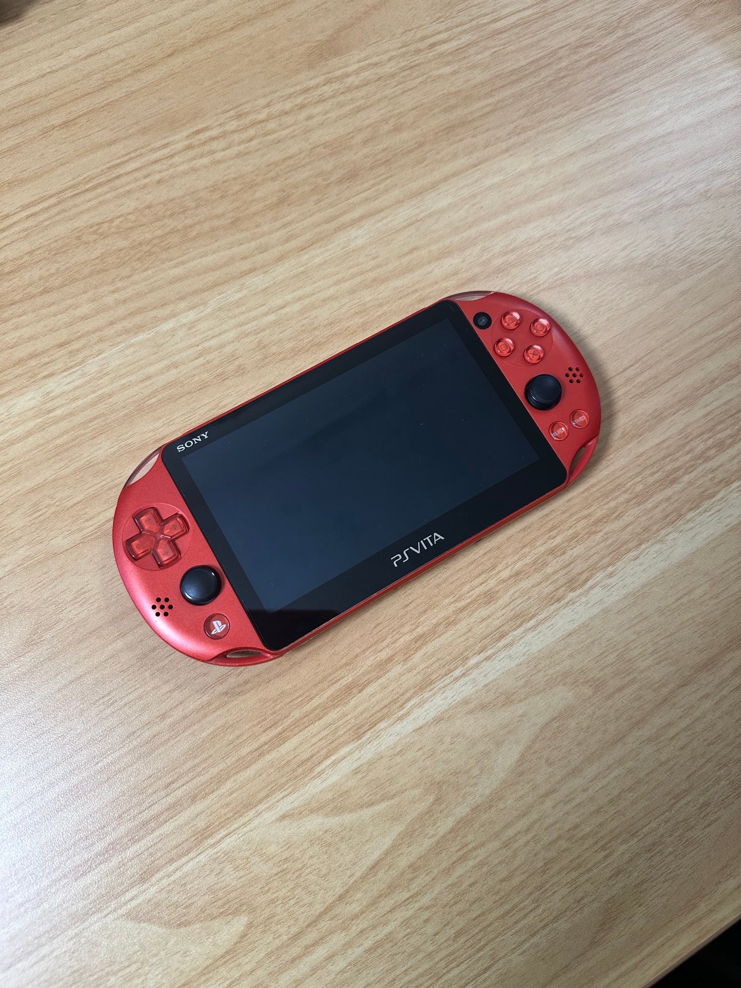 Rare Metallic Red PS Vita 2000