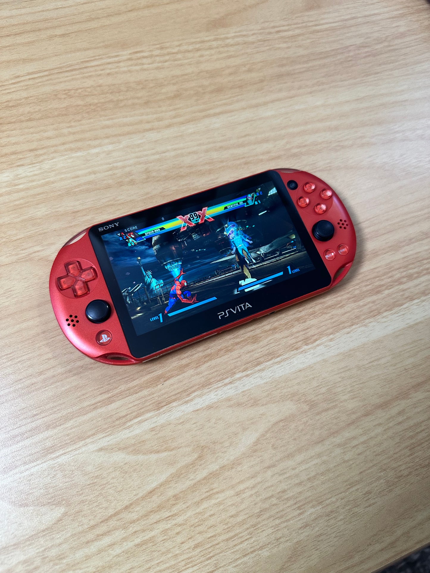 Rare Metallic Red PS Vita 2000