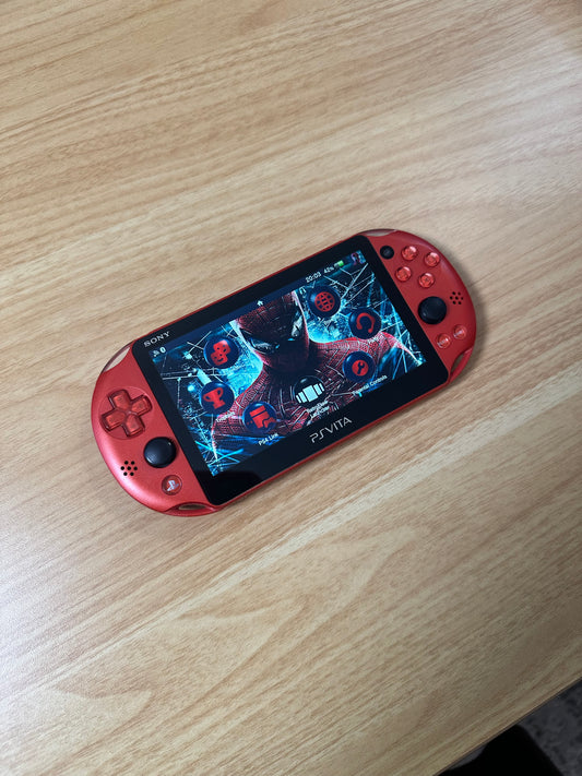 Rare Metallic Red PS Vita 2000